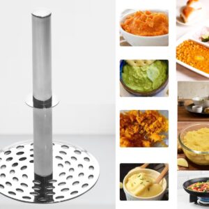 Stainless Steel CML Pipe Handle Masher (Heavy)