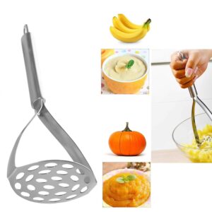 Stainless Steel Oval Capsule Masher (Pipe Handle)